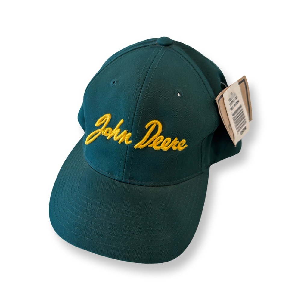 John Deere Teal Hat with Yellow Logo